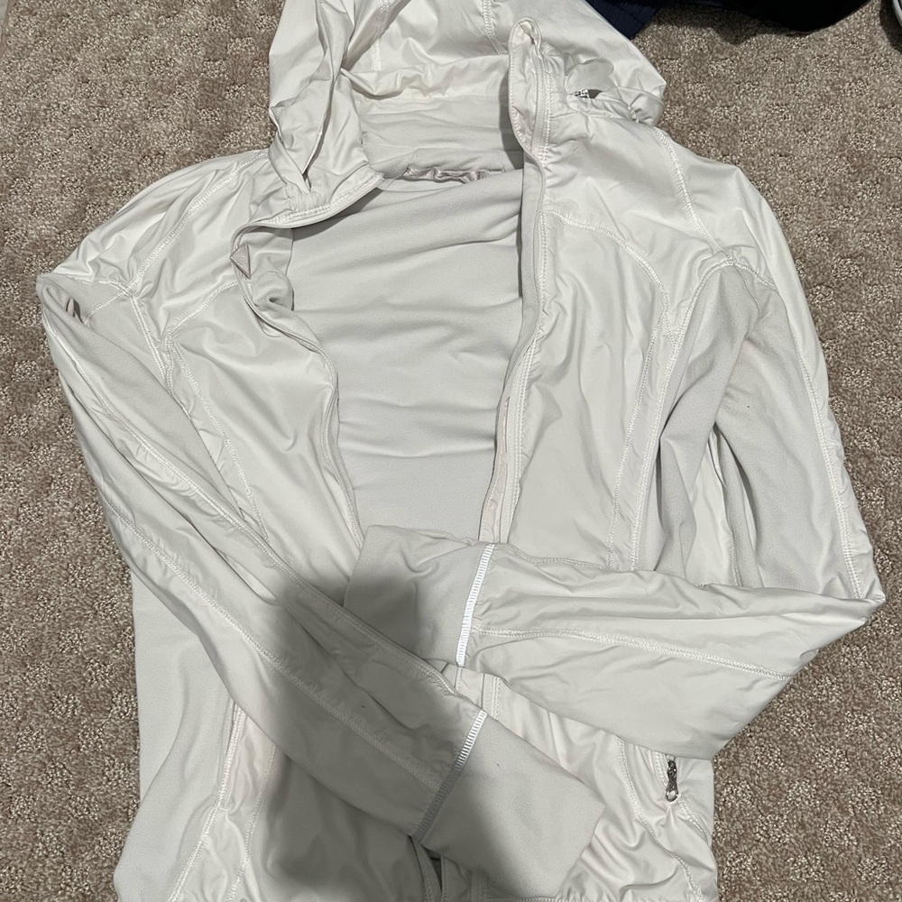 White Lululemon jacket
